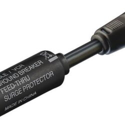 Galvanisk skille, 10cm, sort