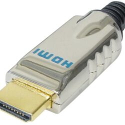 Plugg HDMI for lodding på kabel - forgylt