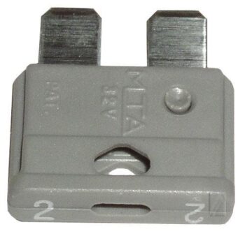 Sikring 2.0A for bil (5 stk)