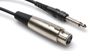 kabel XLR hun til Jack han mono