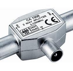 -Adapter antenne han - 2 hun