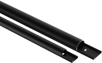Kabelkanal, aluminium, 35 x 1500 mm black