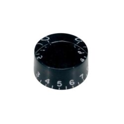 Knott til potmeter LesPauls mod, sort