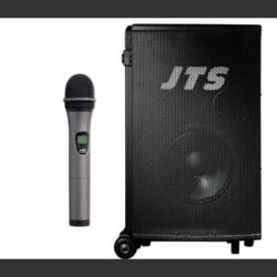 portabelt lydanleggm/trådløs mikrofon cd spiller 75W RMS