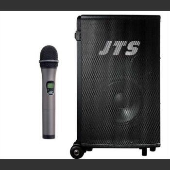 portabelt lydanleggm/trådløs mikrofon cd spiller 75W RMS