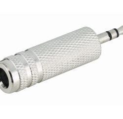 Adapter 3.5mm han stereo - 6.3mm hun