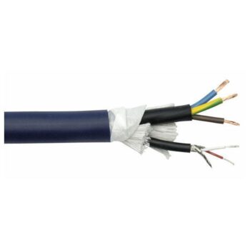 Høyttalerkabel, 3x1,5 mm + signal i samme kabel, 100 m.