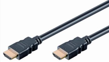 Kabel HDMI - 2.5m, forgylt, High Speed