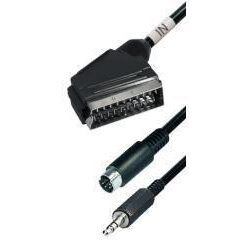 -Kabel Scart til SVHS + 3.5mm 5.0m