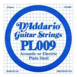 løs streng or akustisk og elektrisk gitar 009"