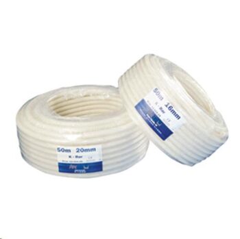 25 mm PVC korrugerte el-rør