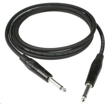 gitarkabel 3 m sort