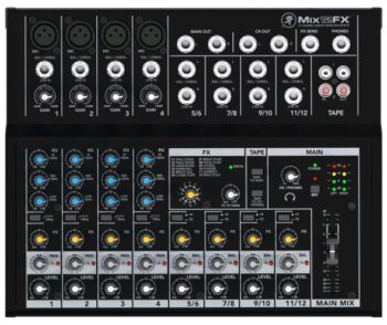 12 Channel Compact Mixer W/ FX - Bilde 2