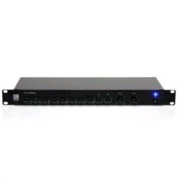 Rackmikser, 6x XLR + 2x RCA inn, 2x XLR ut