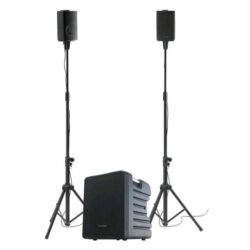 Aktiv subwoofer + 2 x satelitthøyttaler