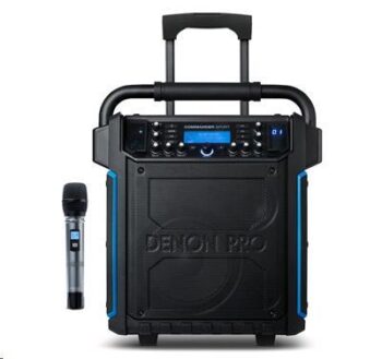 All-in-one, water-resistant portable PA speaker
