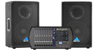 PA-pakke 1, 1stk PBM 8.350MkII & 2stk Elvis 12 MKII høyttale