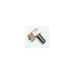 F-connector vinkel adaptor
