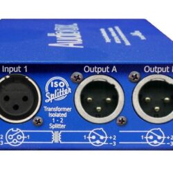 Iso Splitter, 1 kanal, 1 x XLR inn, 2 x XLR ut