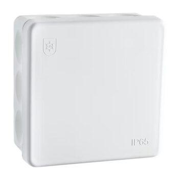 KOBLINGSBOKS IP65 85X85 HVIT