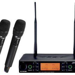 Trådløst system med dobbel mottager m/ 2x håndholdt