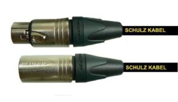 Mikrofonkabel XLR/XLR, 3 meter med Neutrik plugger