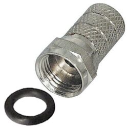 Plugg - F, 5.0mm, Twist-on, m/pakning