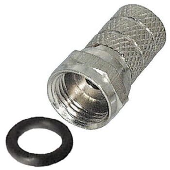Plugg - F, 5.0mm, Twist-on, m/pakning